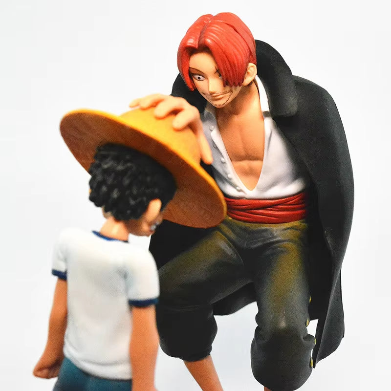 18Cm One Piece Anime Figure Four Emperors Shanks Straw Hat Luffy Action Figure One Piece Sabo Ace Sanji Roronoa Zoro Figurine