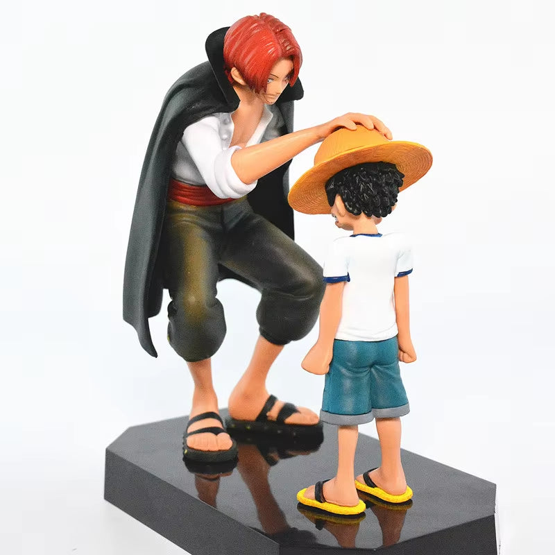 18Cm One Piece Anime Figure Four Emperors Shanks Straw Hat Luffy Action Figure One Piece Sabo Ace Sanji Roronoa Zoro Figurine