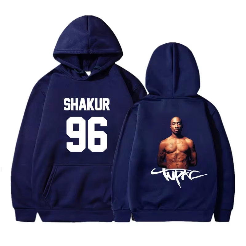 Gangsta Rap 2Pac Hoodie Men Fashion Coat Casual Hoodies Kids Hip Hop Gangsta 2Pac Tupac Shakur Hoodie Sweatshirt Women Oversized